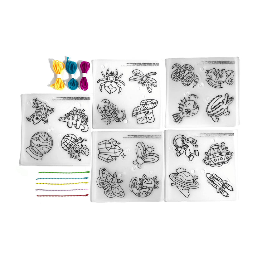 Shrink-Its! DIY Shrink Art Kit - Glow Buddies - 20 Charms