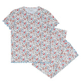women's mercado bloom short sleeve pima pajamas set