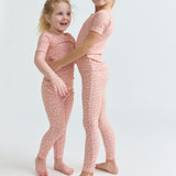girls melone floral pima pajama set