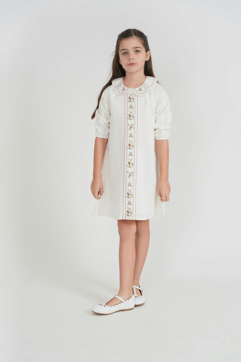 Cotton Embroidered Dress
