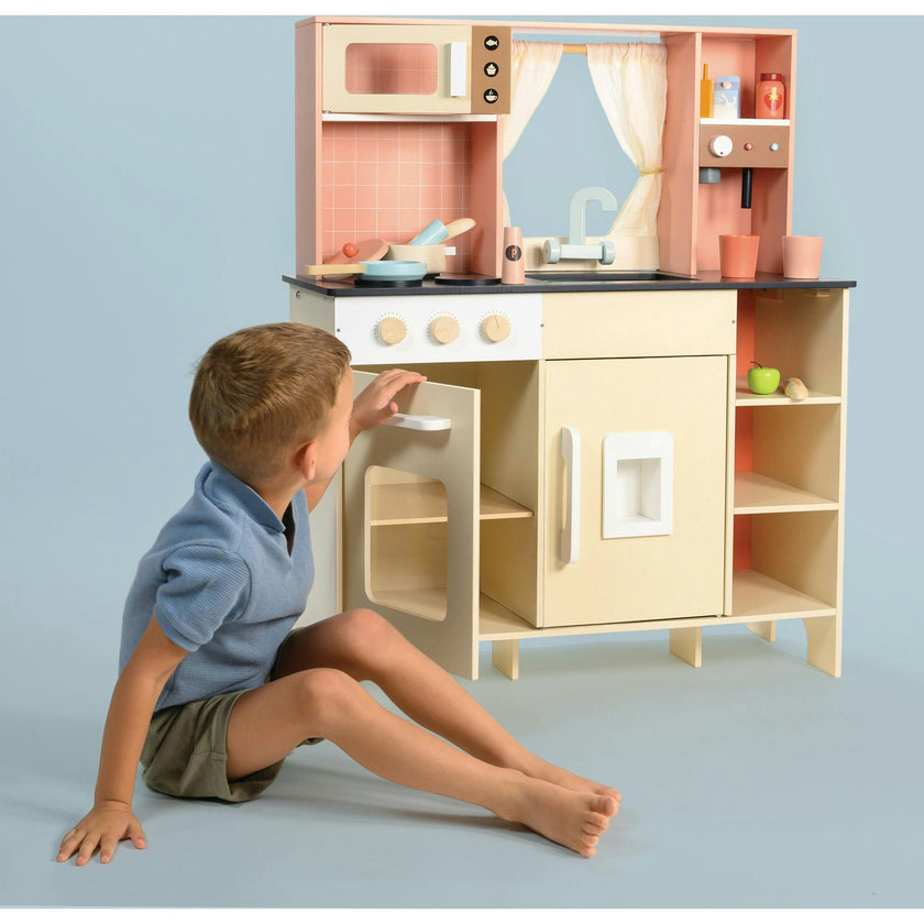 Cream Play Kitchen