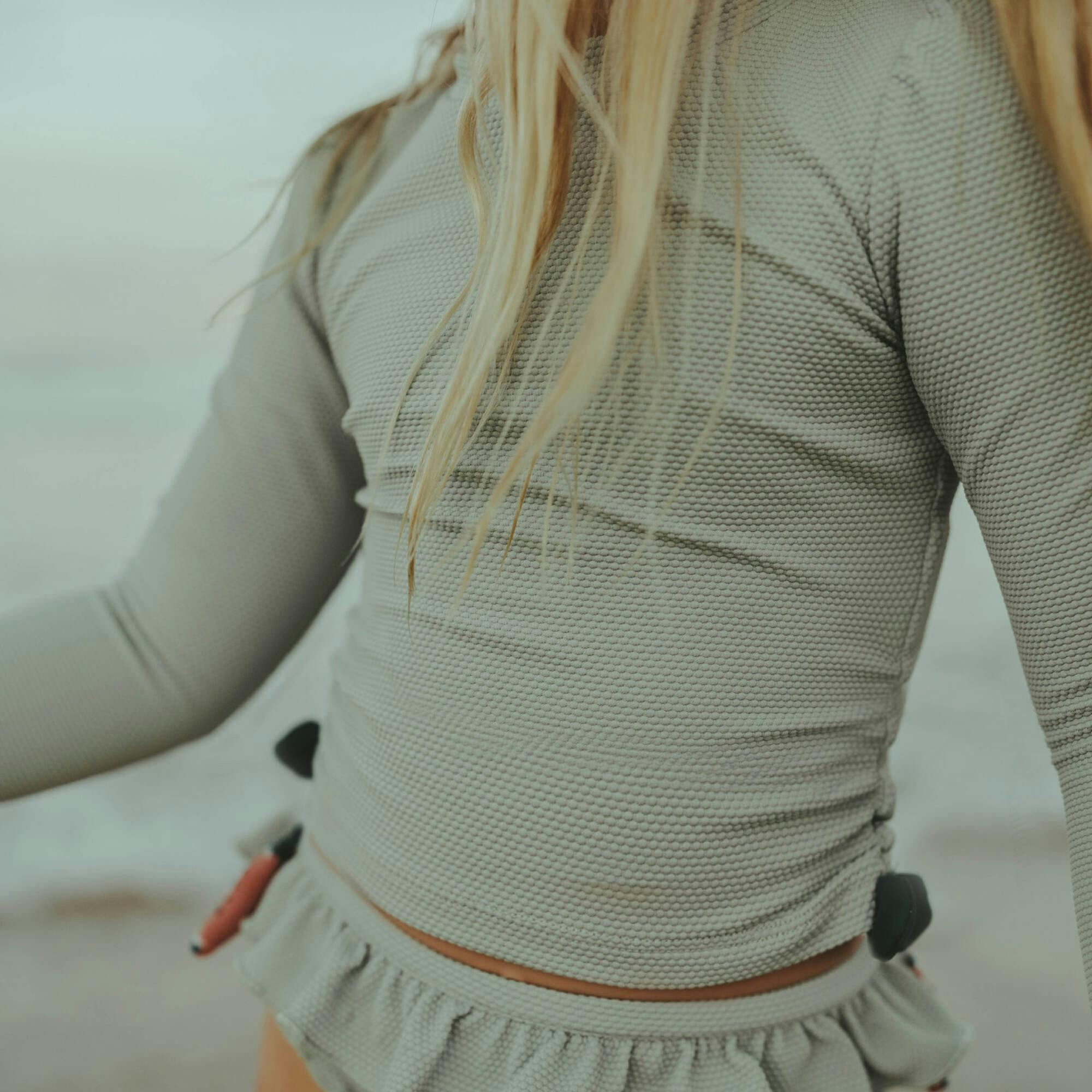 Nia Watermelon Patch Upf 50+ Long Sleeve Swim Shirt