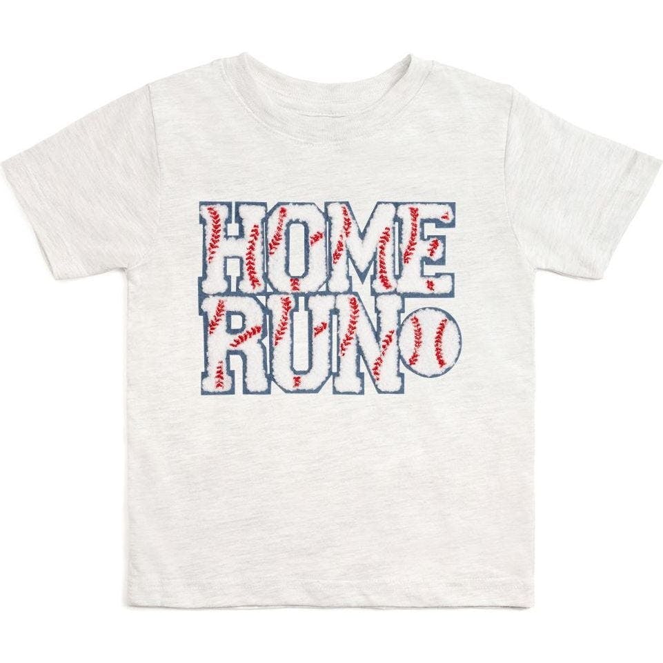 Home Run Patch Short Sleeve T-Shirt - Ash