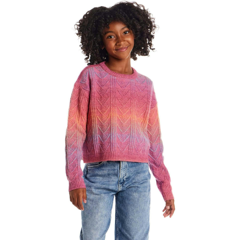 Big Kids Cable Knit Sweater