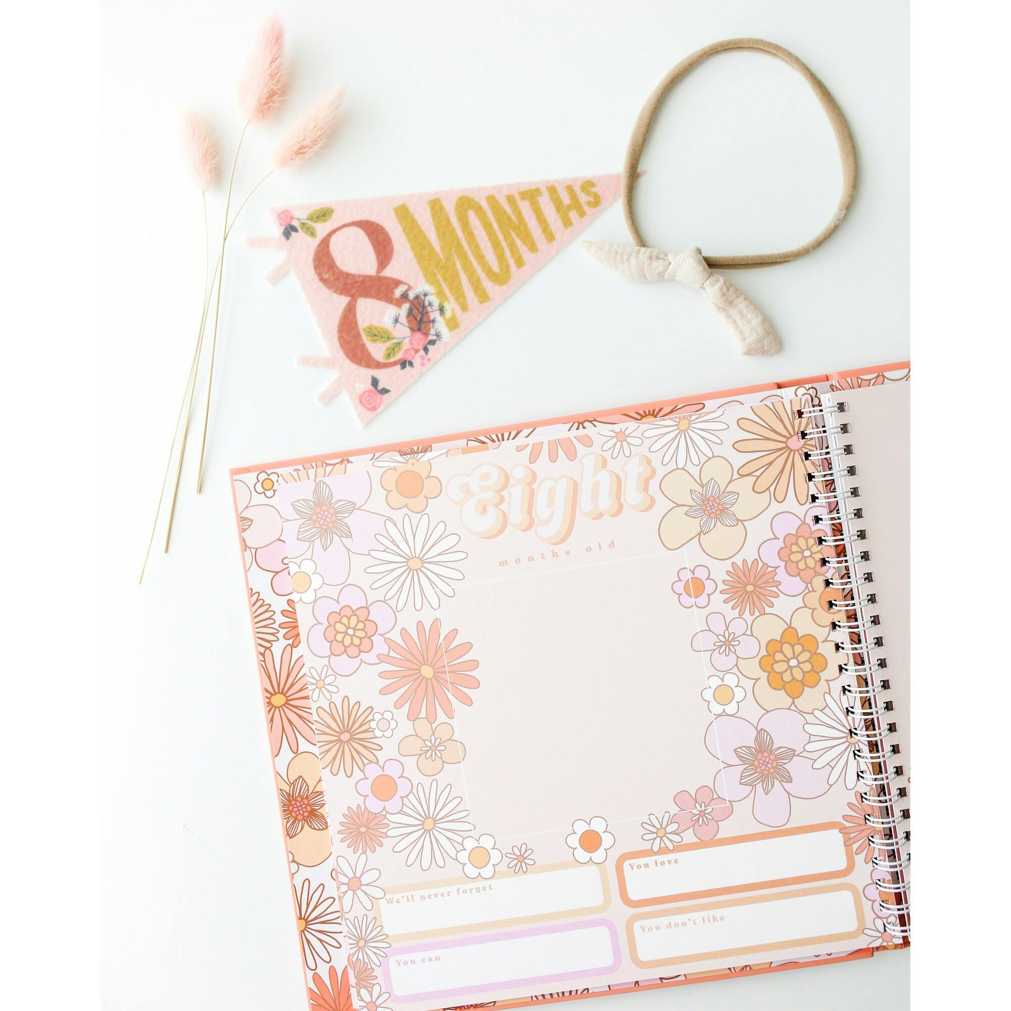 Flower Child Memory Baby Book