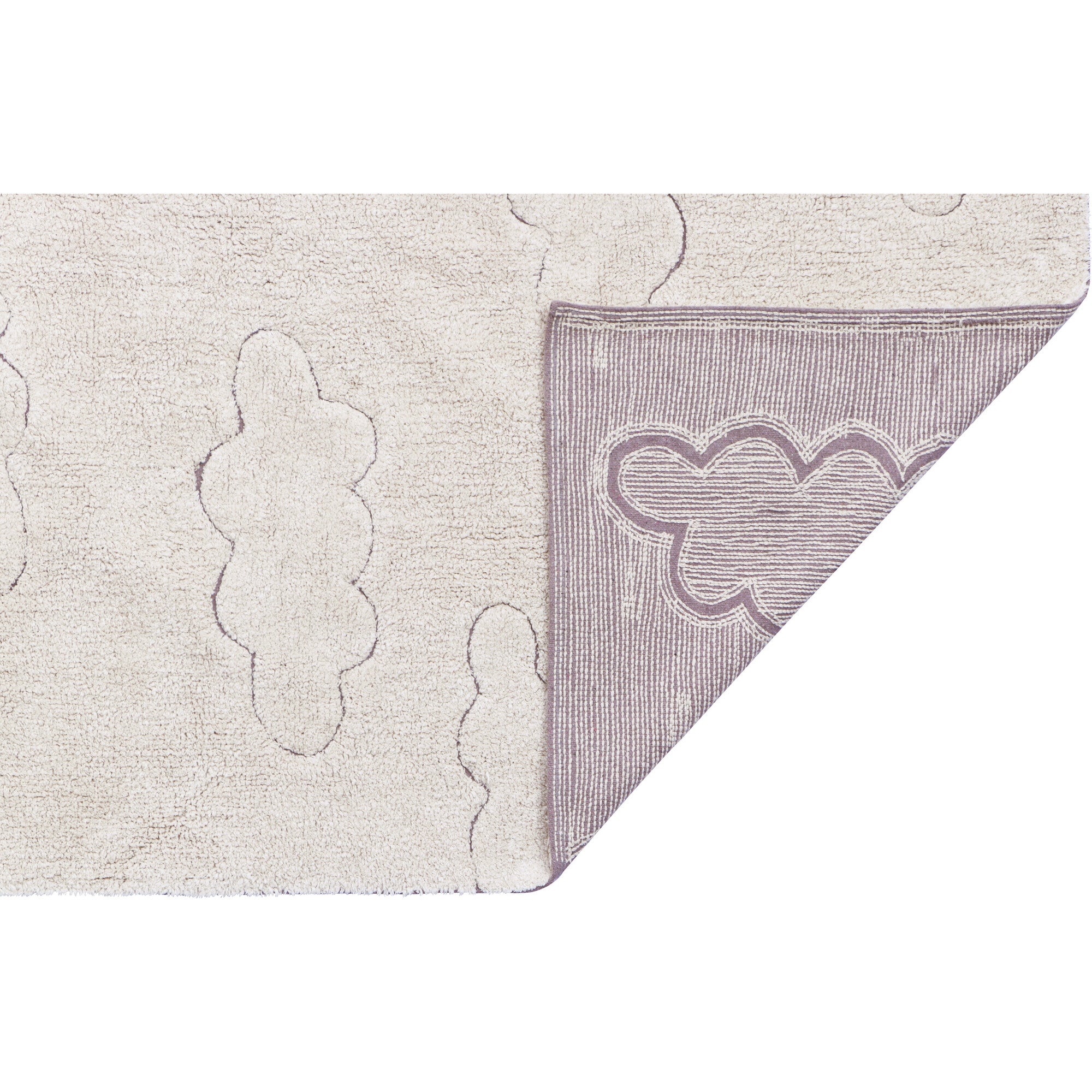 Clouds RugCycled Washable Rug, Natural