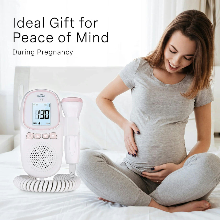 Portable Ultrasound Fetal Doppler: Blue