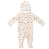 Cherry Pointelle Onesie