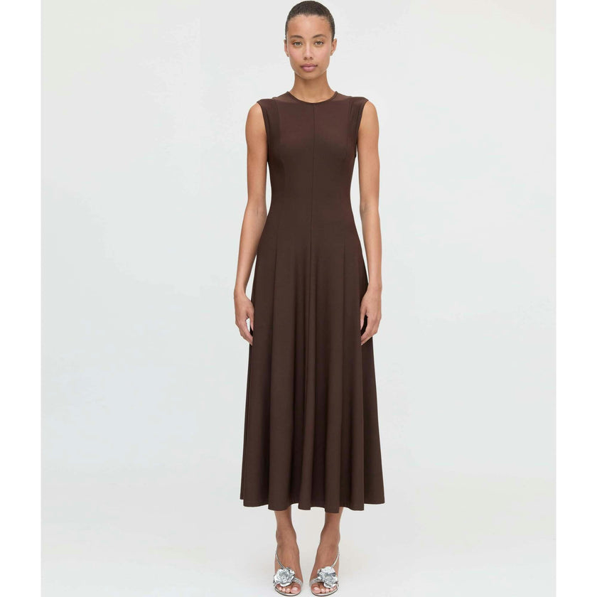 The Mila Dress - Chocolate Jersey