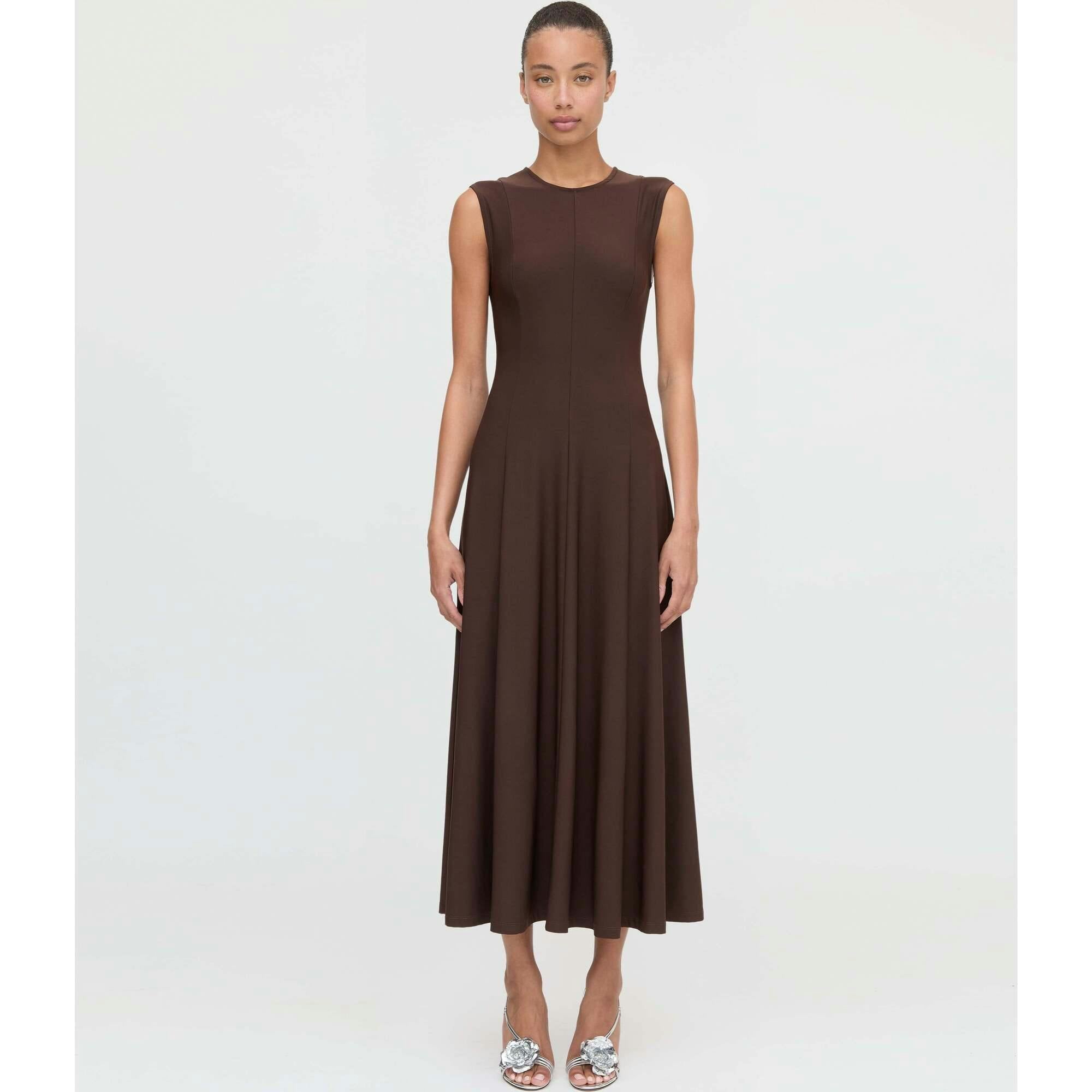 The Mila Dress - Chocolate Jersey