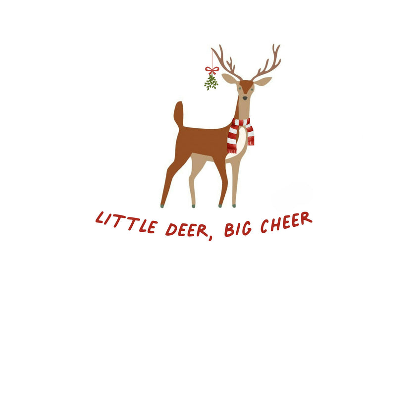 graphic tee | little deer big cheer