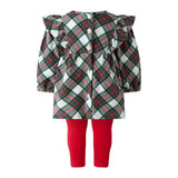 Tartan Top and Legging Set
