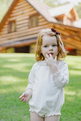 Bea Onesie in Ivory