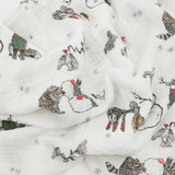 Cotton Muslin Swaddle Blanket 3 Pack - Snow Day