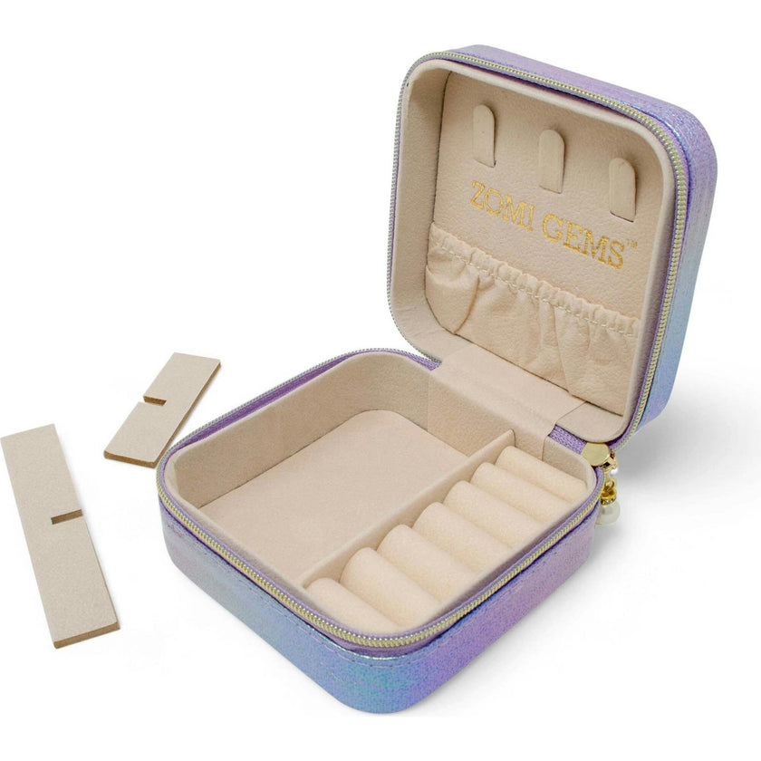 Girl's Sparking Sequin Heart Jewelry Box