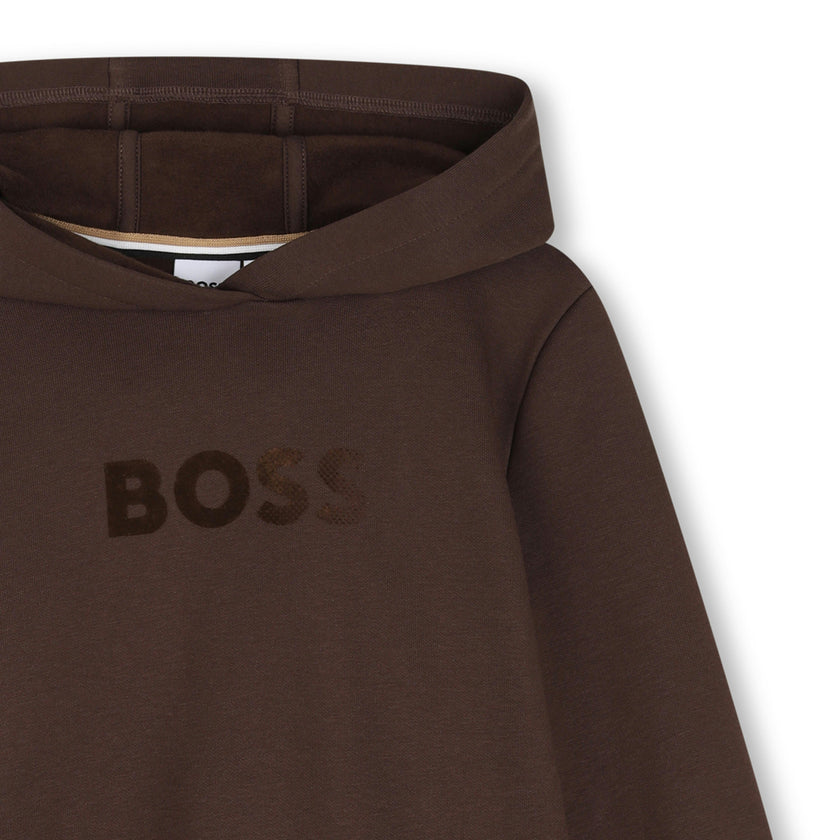 Brown Fleece Hoodie
