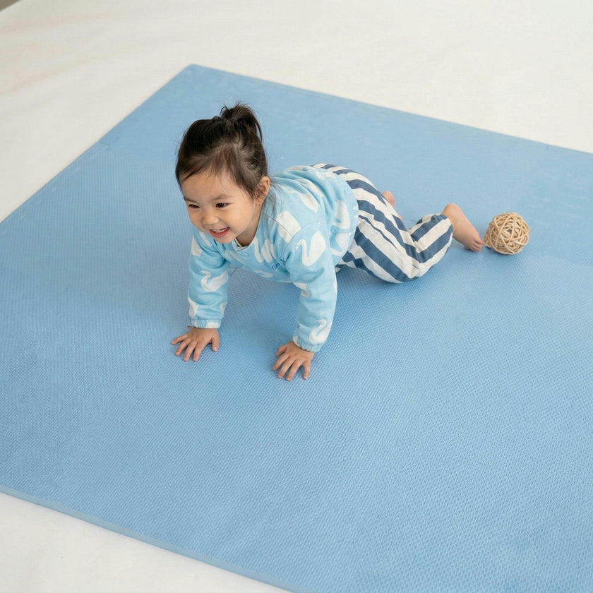 Classic Playmat | Cushioned Foam Puzzle mat for Babies & Toddlers - Slate