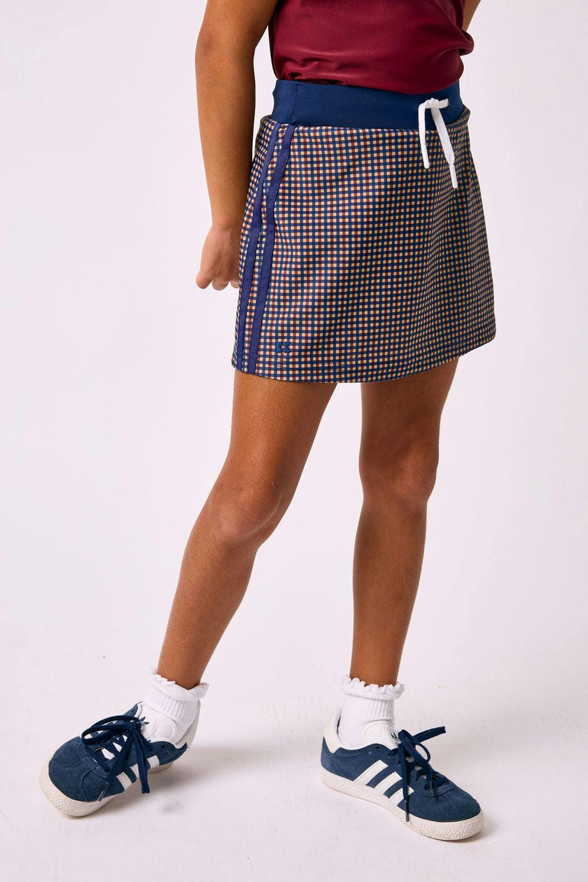 gingham tennis skort