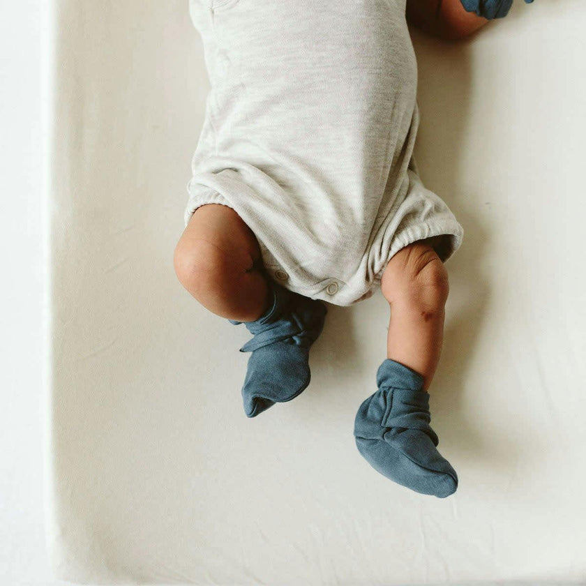 STAY ON BOOTS | ROSE — Bamboo Organic Cotton Blend, 0–12M