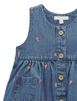 Embroidered Pinnie & Top Set Toadstool Broderie