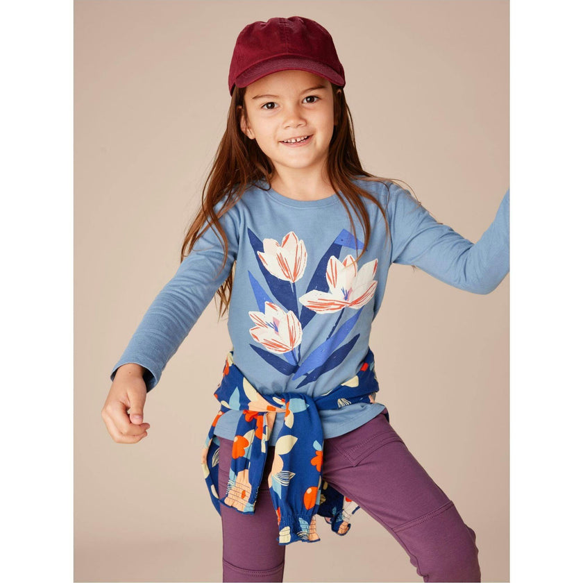 Semper Augustus Tulips Tee, Blue
