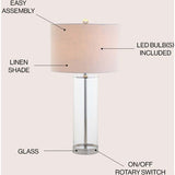 Collins Glass LED Table Lamp