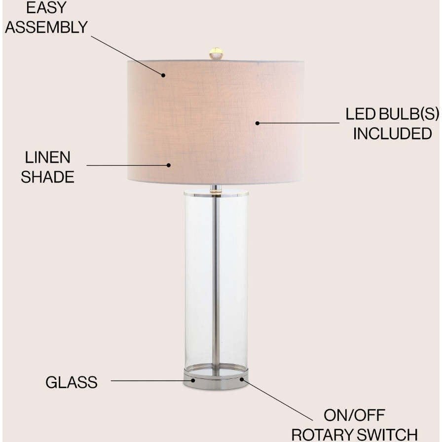 Collins Glass LED Table Lamp