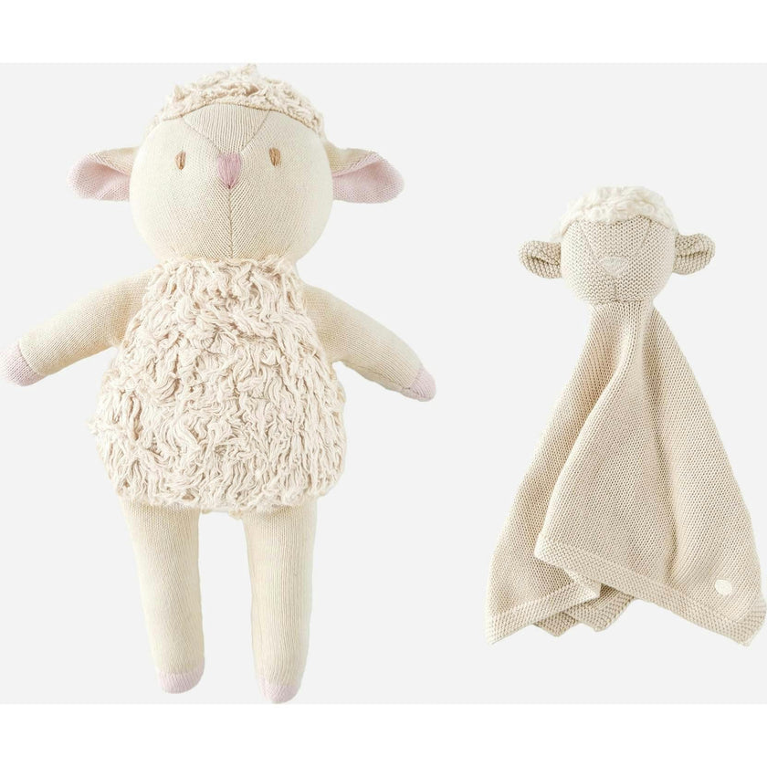 Penny Lamb Plush Toy and Lovey Set