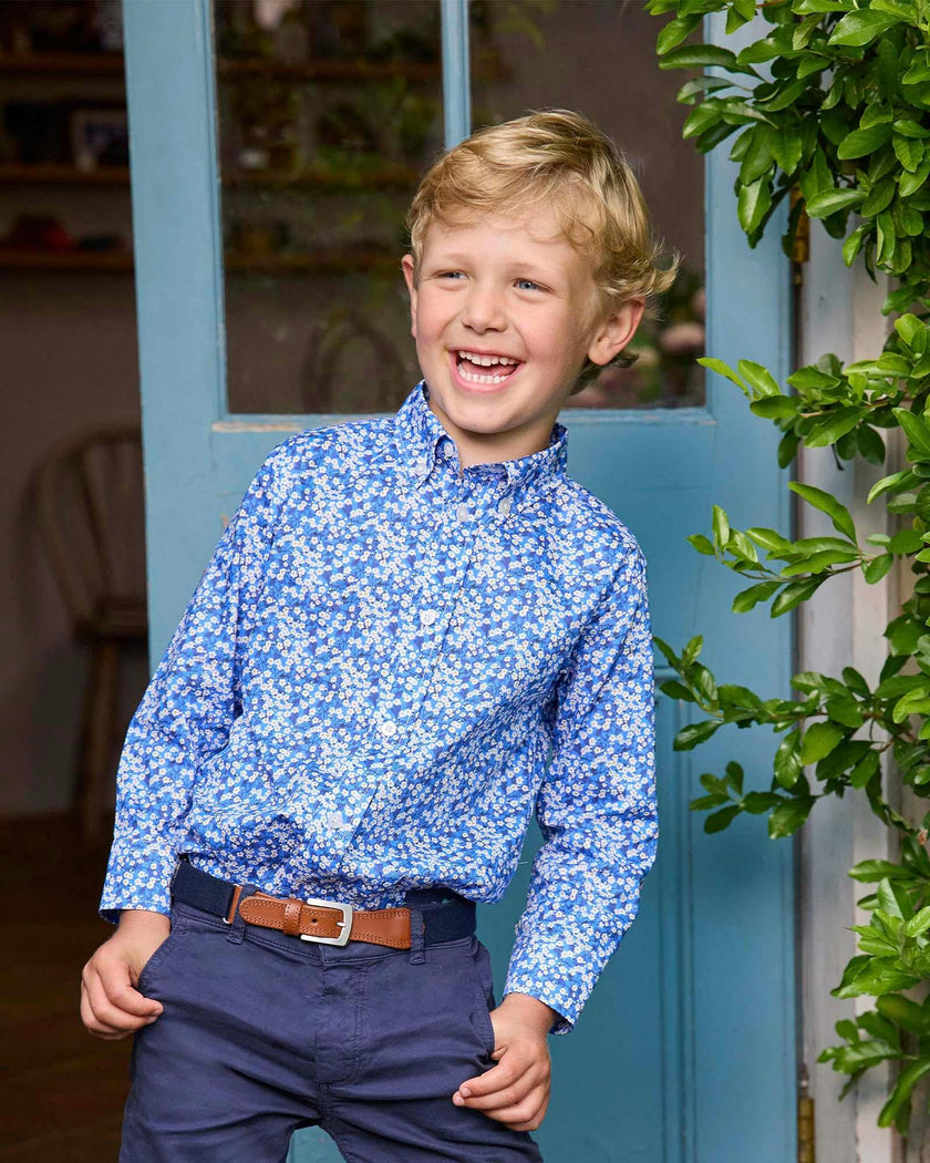 Shirt in Blue Mitsi Valeria