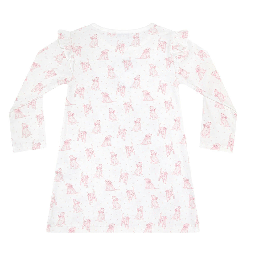 Pink Puppy Love Print Playtime Dress