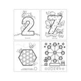 123: Shapes + Numbers Toddler Coloring Book