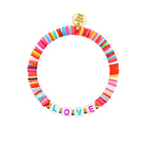 Vinyl Disc Bracelet With Love