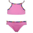Heart Gem Trim Sleeveless Bikini