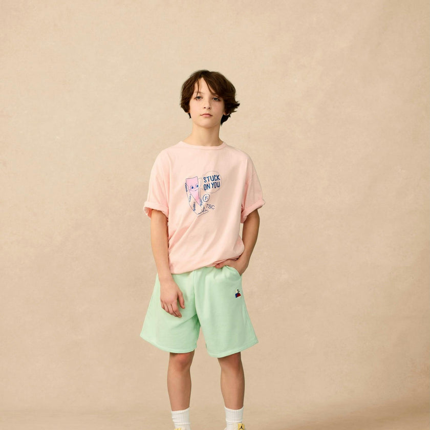 Organic Sunday Tee in Double Bubble