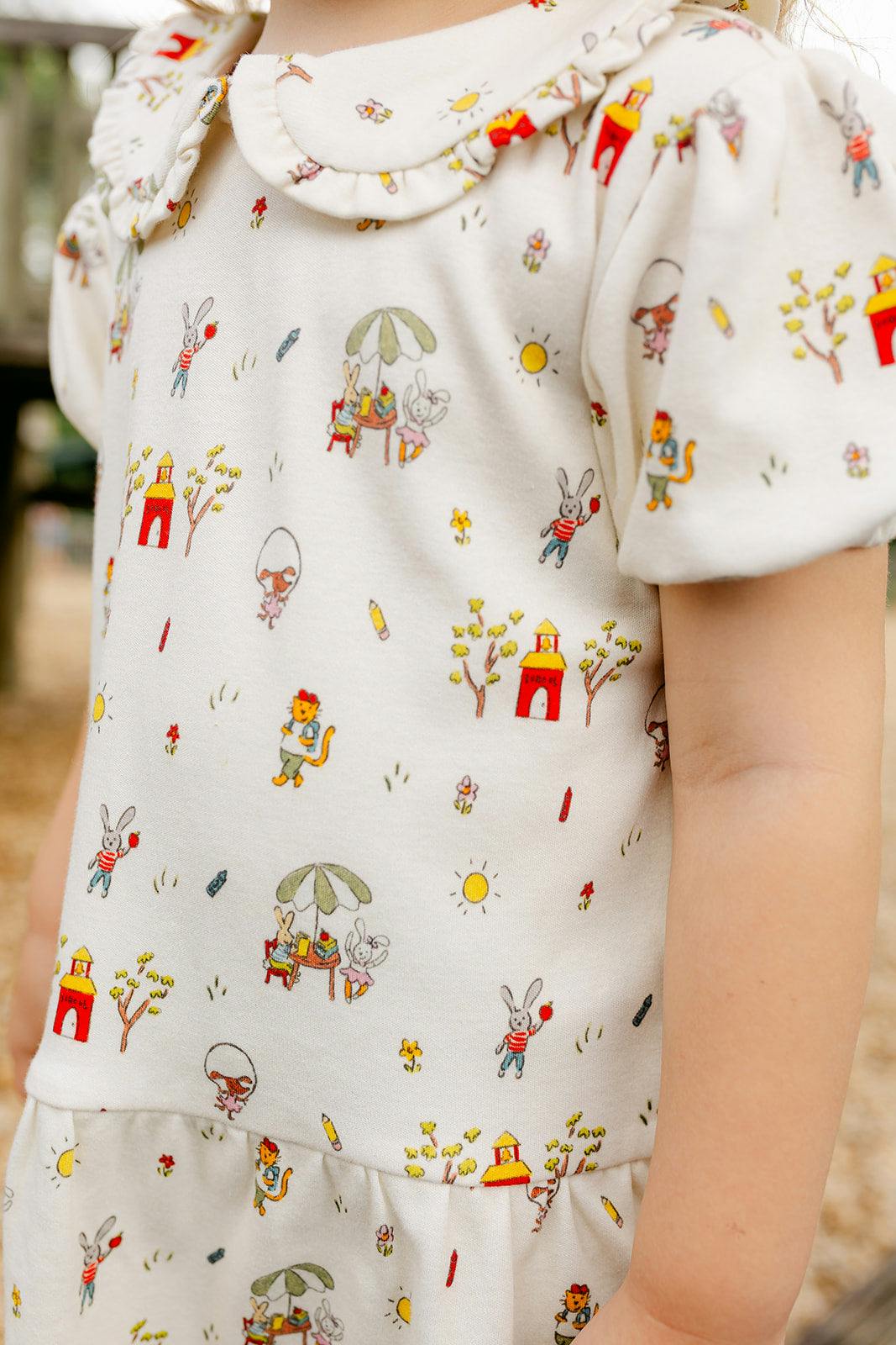 Lily Dress - Schoolyard Print