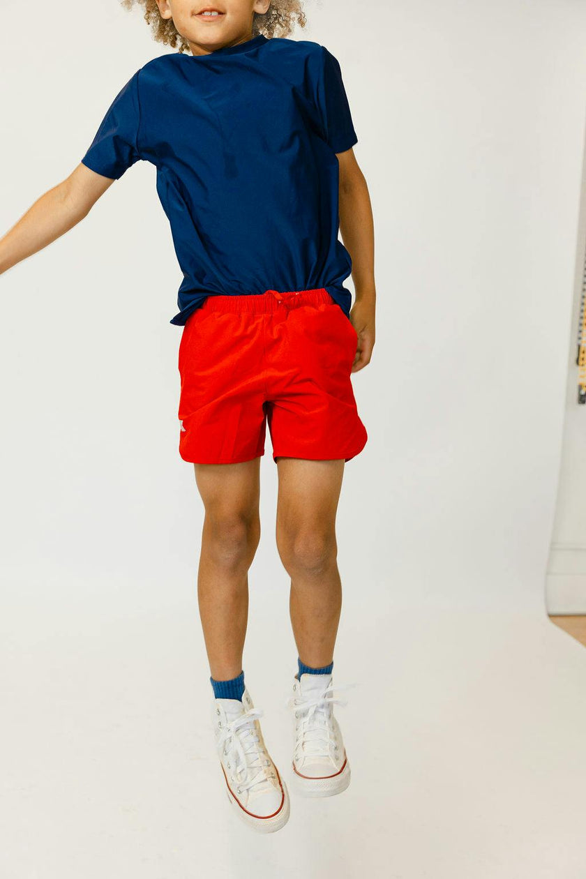 red super short