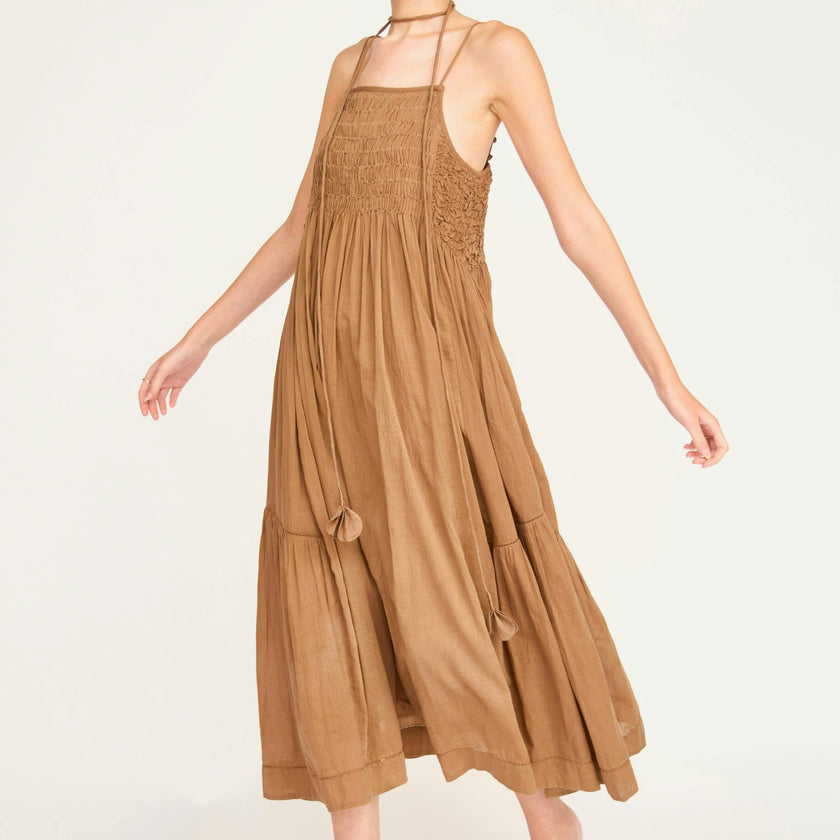 Janeiro Dress in Brownie