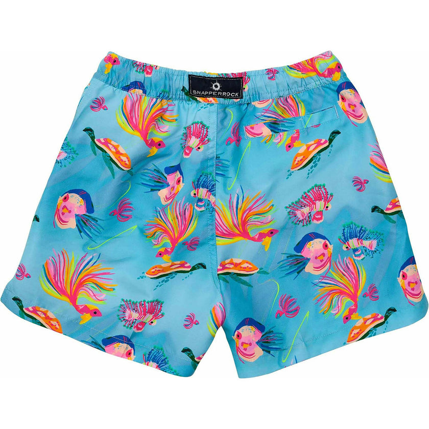 Sustainable Comfort Lined Drawstring Swim Short