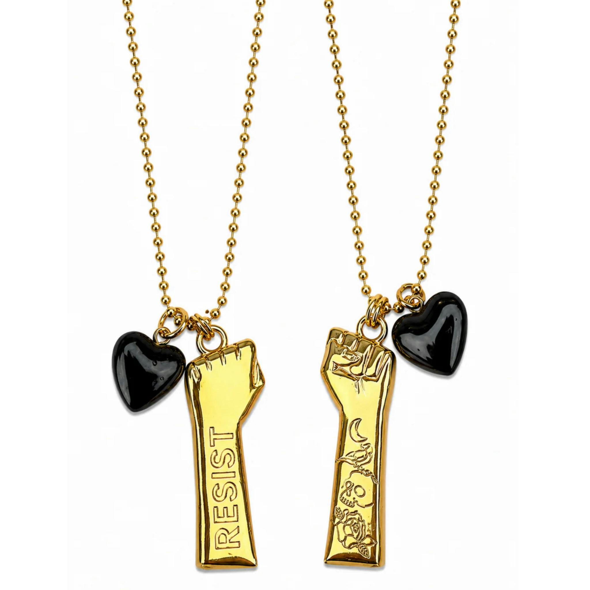 RESIST CHARM NECKLACE $2 donated to PLANNED PARENTHOOD