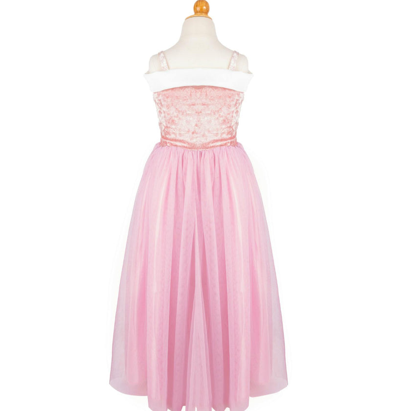 Velvety Soft Sleeping Sweetheart Princess Gown with Arm Warmers