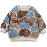 Striped Fleece Sweatshirt