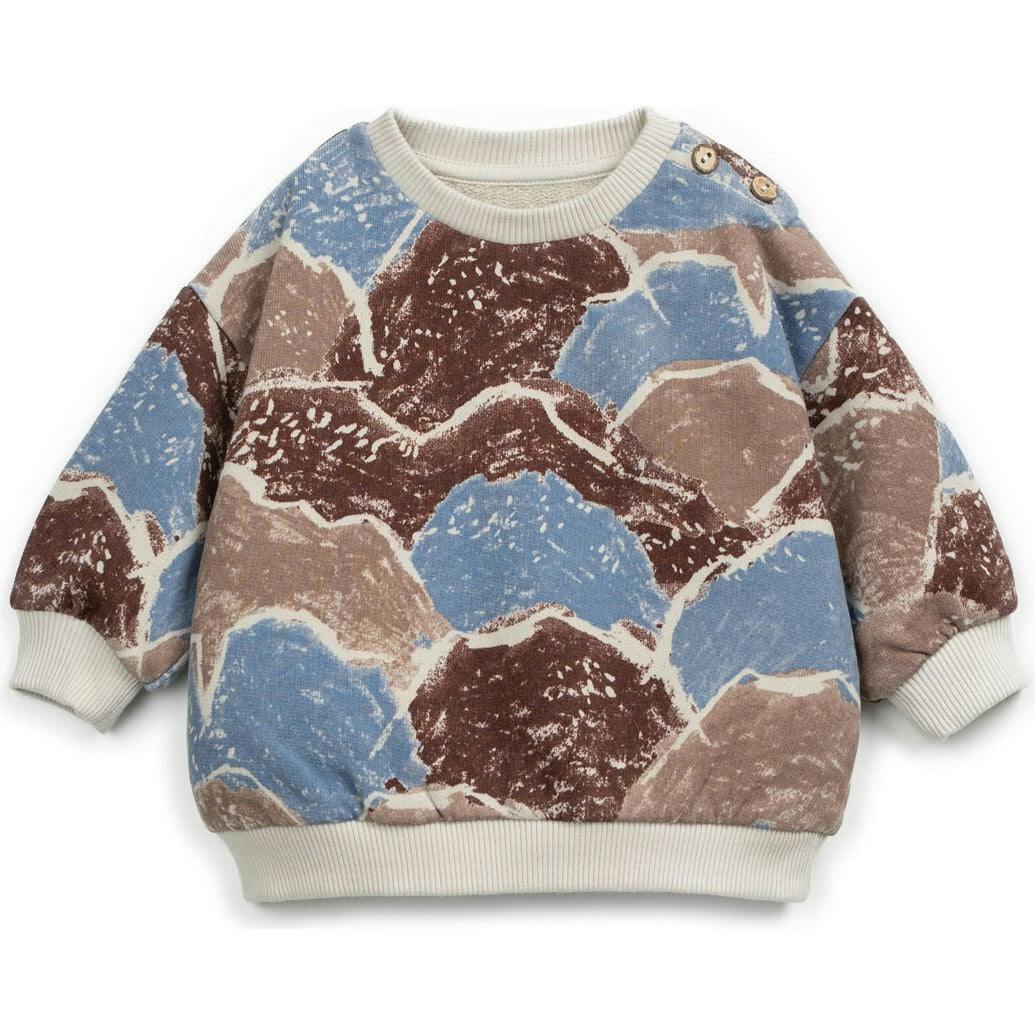Striped Fleece Sweatshirt