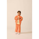 Velour Riley Track Pants in Sunset Serenade