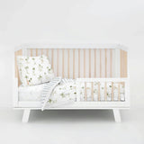 Cotton Muslin Toddler Bedding 3 Piece Set - Palm Paradise