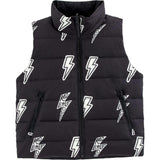 Casey Reversible Down Vest, Black