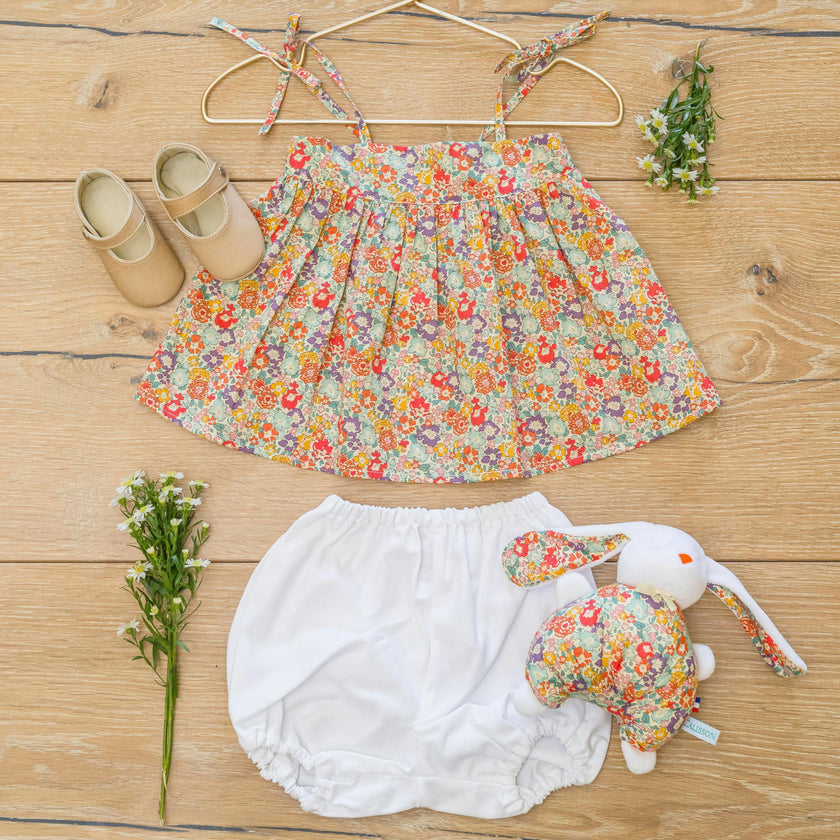 Little Royals Blouse - Liberty Orange