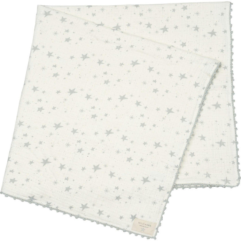 Crochet Trim Swaddle