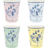 Vintage Botanical Cups