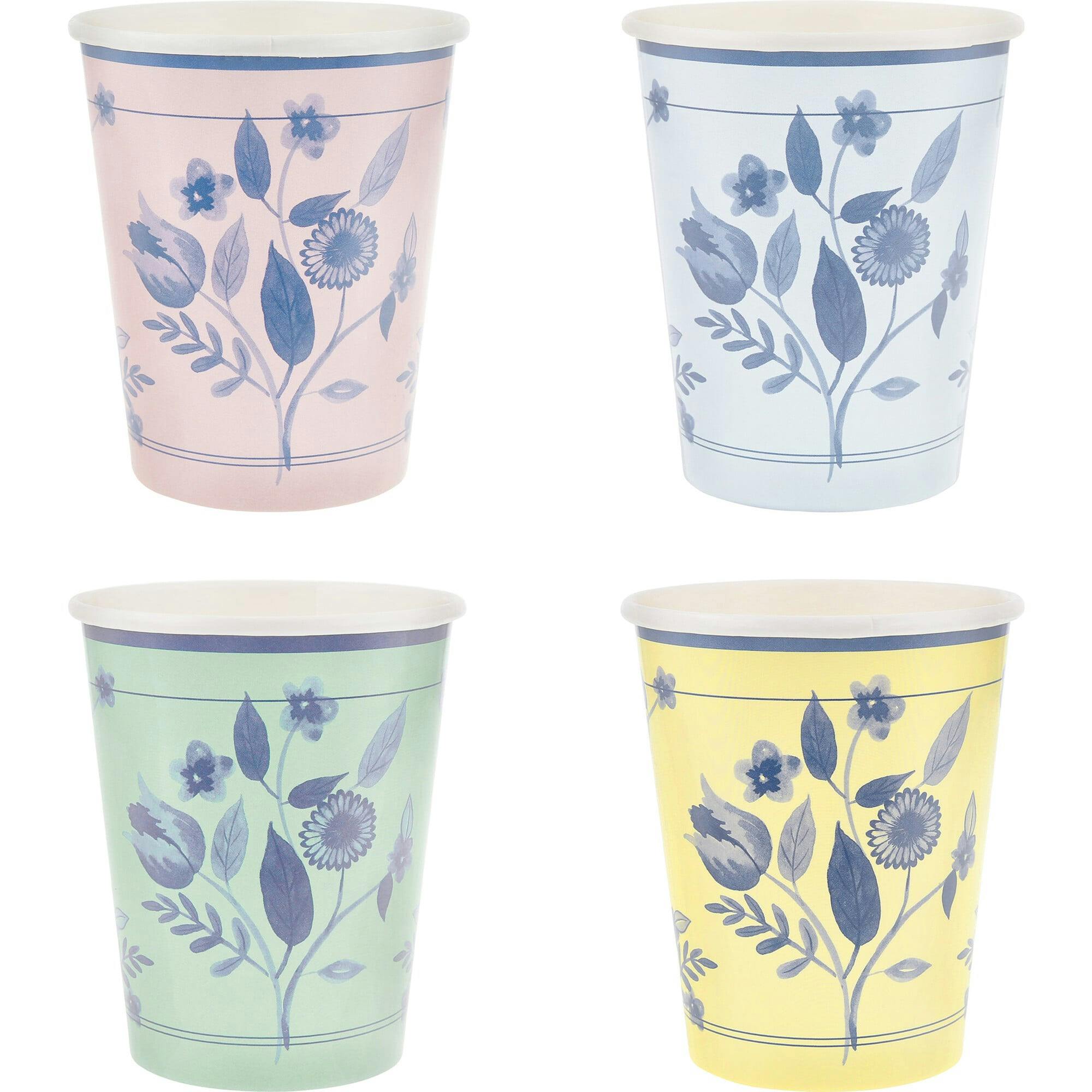 Vintage Botanical Cups
