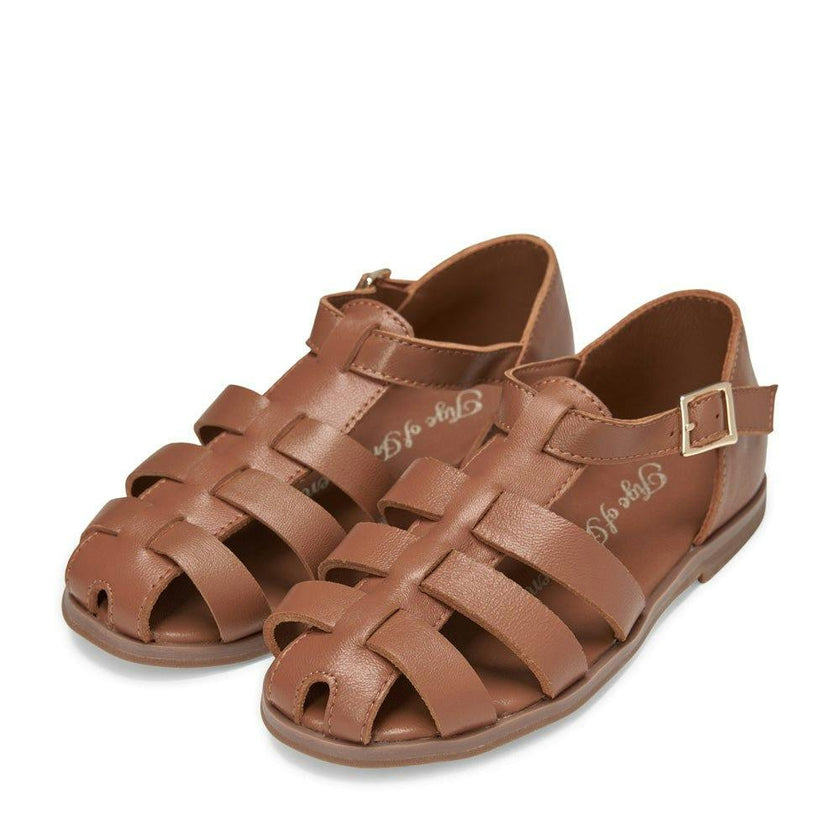Lana Interlocked Leather Strap Sandals